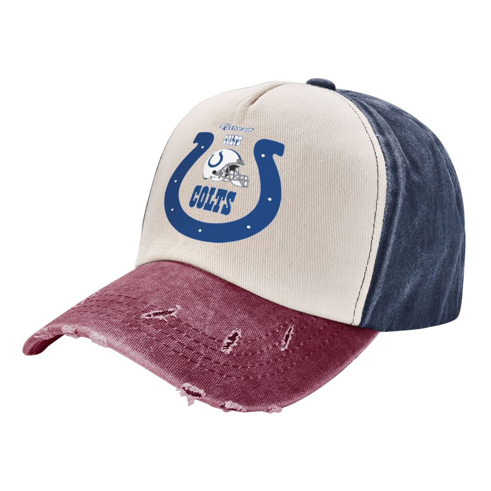 Indianapolis-Colts Baseball Cap Adjustable Hat Sun Shade Peaked Cap ...