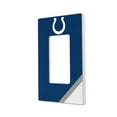 thumbnail image 1 of Indianapolis Colts Diagonal Stripe Single Rocker Light Switch Plate, 1 of 4