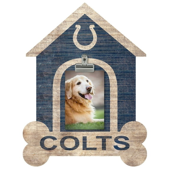 Indianapolis Colts Dog Bone House Clip Frame