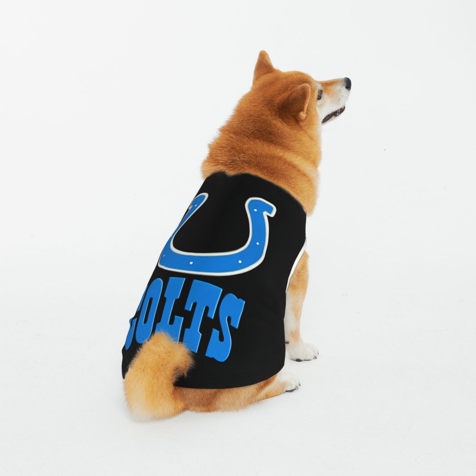 Colts Dog Football Vest Pet Tshirt Soft and Breathable Jersey Gift for