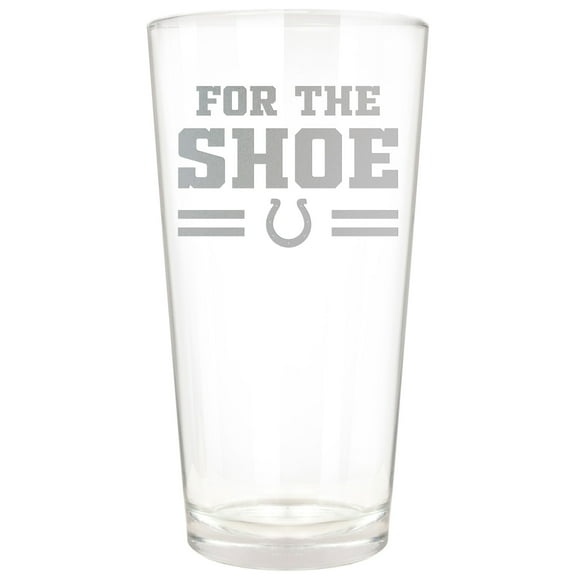 Indianapolis Colts Etched 16oz. Rally Cry Pint Glass
