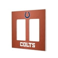 thumbnail image 1 of Indianapolis Colts Football Design Double Rocker Light Switch Plate, 1 of 4