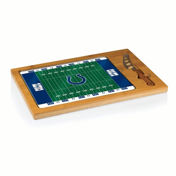 NFL Icon Glass Top Cutting Board & Knife Set