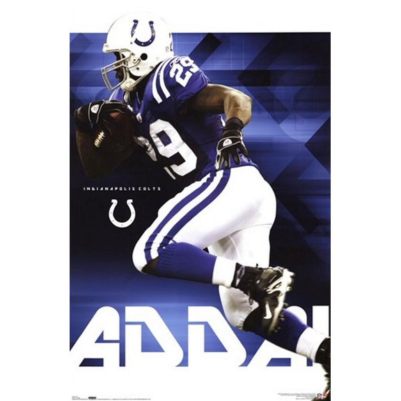 Indianapolis Colts - Joseph Addai Poster Print (24 x 36)