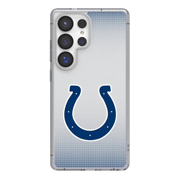 Indianapolis Colts Linen Logo Galaxy Clear Case