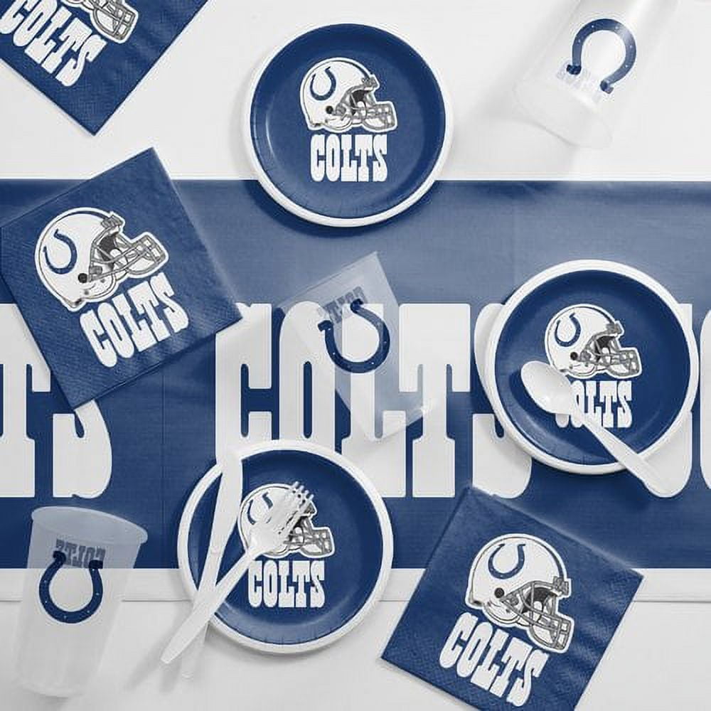 Indianapolis Colts Plastic Table Cover - All Over Print