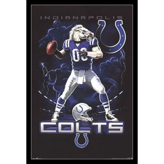 Indianapolis Colts Quarterback - 2012 Laminated & Framed Poster Print (24 x 36)