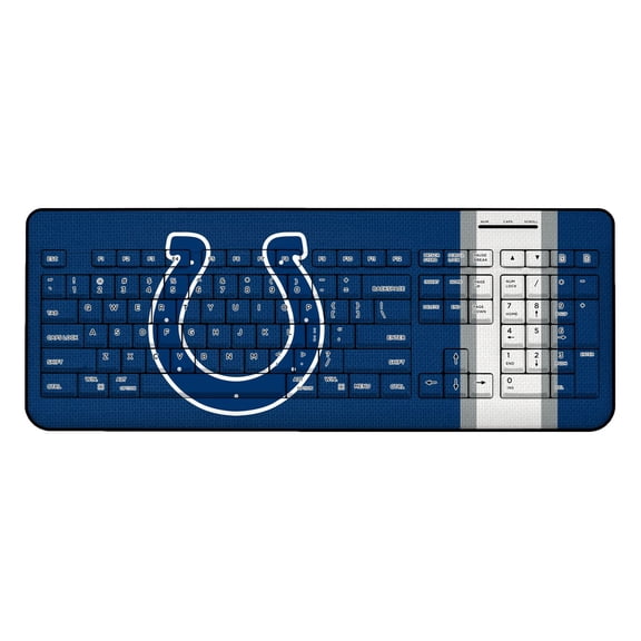 Indianapolis Colts Stripe Wireless Keyboard