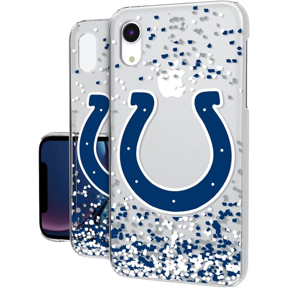Indianapolis Colts iPhone Clear Case with Confetti Design