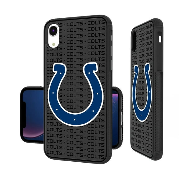 Indianapolis Colts iPhone Text Backdrop Design Bump Case