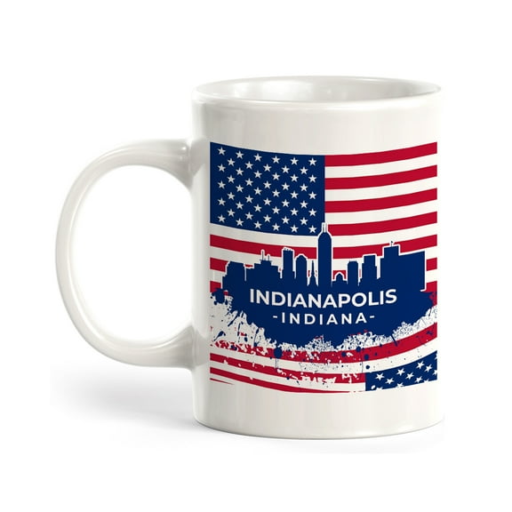 Indianapolis, Indiana 11oz Plastic Coffee Mug | Office & Home | American Pride