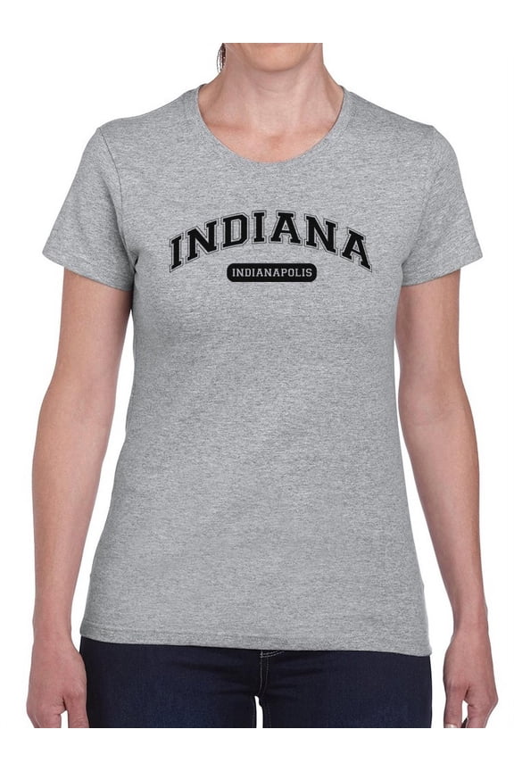Indianapolis, Indiana T-Shirt Women -GoatDeals Designs, Female Medium