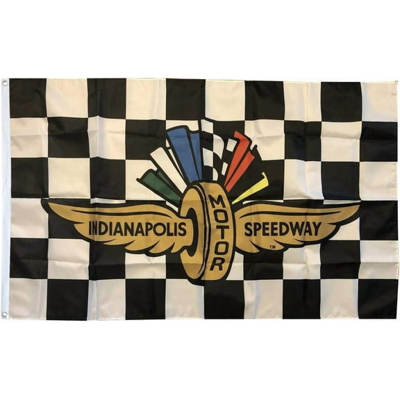 Indianapolis Motor Speedway Flag 3x5 Checkered Banner