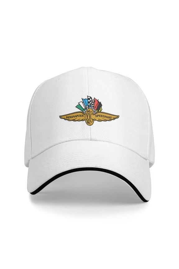Indianapolis Motor Speedway Logos Sandwich Cap Unisex Classic Baseball Capunisex Adjustable Casquette Dad Hat