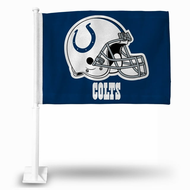Indianapolis NFL Colts 11X14 Window Mount 2-Sided Car Flag