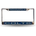 thumbnail image 1 of Indianapolis Football Colts Chrome Metal License Plate Frame Holder, 1 of 6