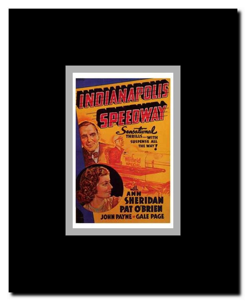 Indianapolis Speedway Framed Movie Poster