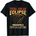 Indianapolis Total Solar Eclipse Party 2024 Phases Totality TShirt