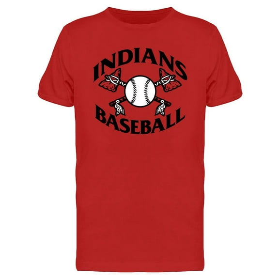 Indians Baseball Team Design T-Shirt Men -Image by Shutterstock, Male Medium