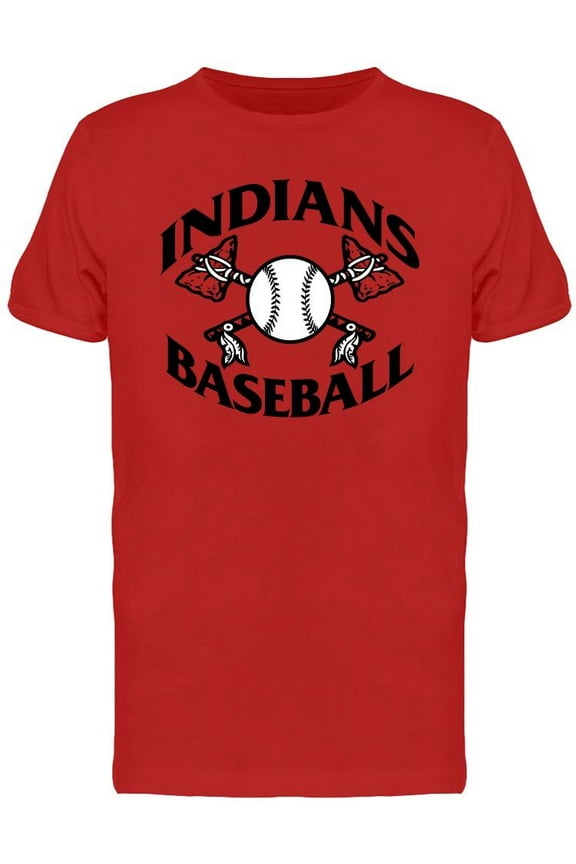 Indians Baseball Team Design T-Shirt Men -Image by Shutterstock, Male Medium