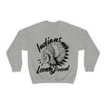 thumbnail image 1 of Indians Loud and Proud Spirit Sweatshirt Indian Mascot School Shirt Sport Grey Large, 1 of 7