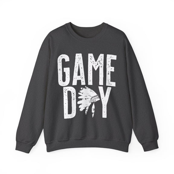 Indians Mascot Sweatshirt Game Day School Spirit Shirt Go Indians Crewneck