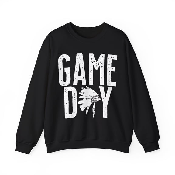 Indians Mascot Sweatshirt Game Day School Spirit Shirt Go Indians Crewneck