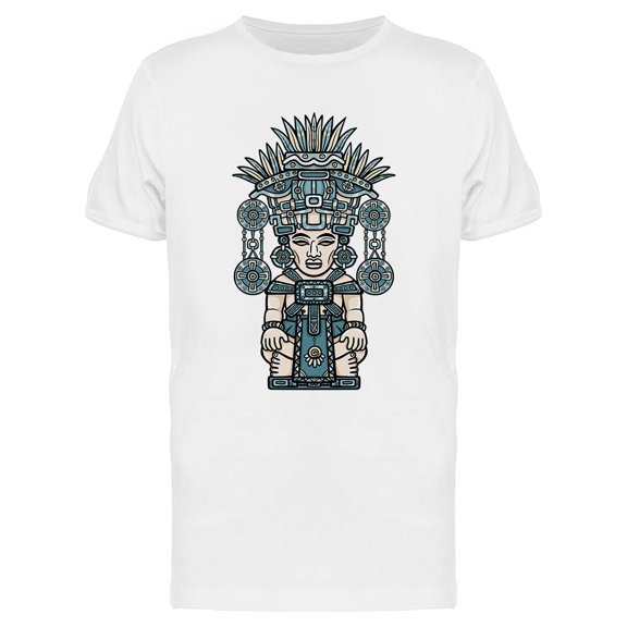 Indians Maya Idol T-Shirt Men -Image by Shutterstock, Male XX-Large