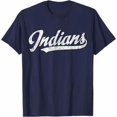 thumbnail image 1 of Indians T Shirt Vintage Sports Name Tee Design T-Shirt, 1 of 2