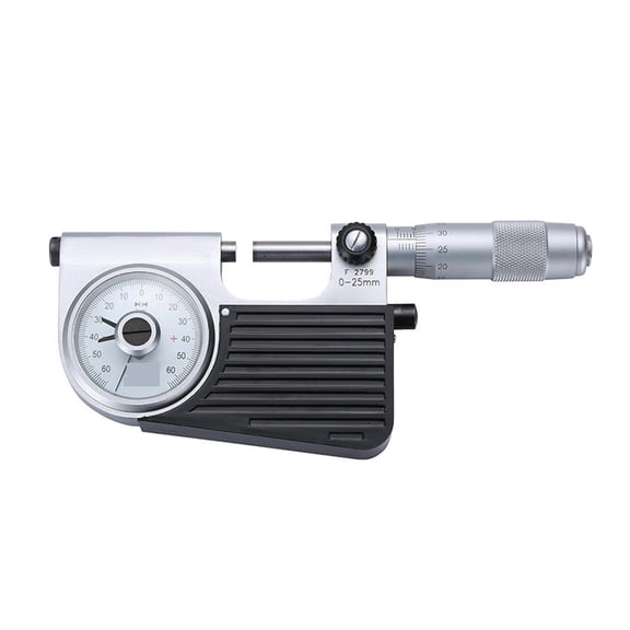 Indicating Micrometers 0-25mm/0.003mm Micrometer Head Indicator Carbide Screw Thread Gauge Vernier Caliper Measuring Tools ,Easy to Use