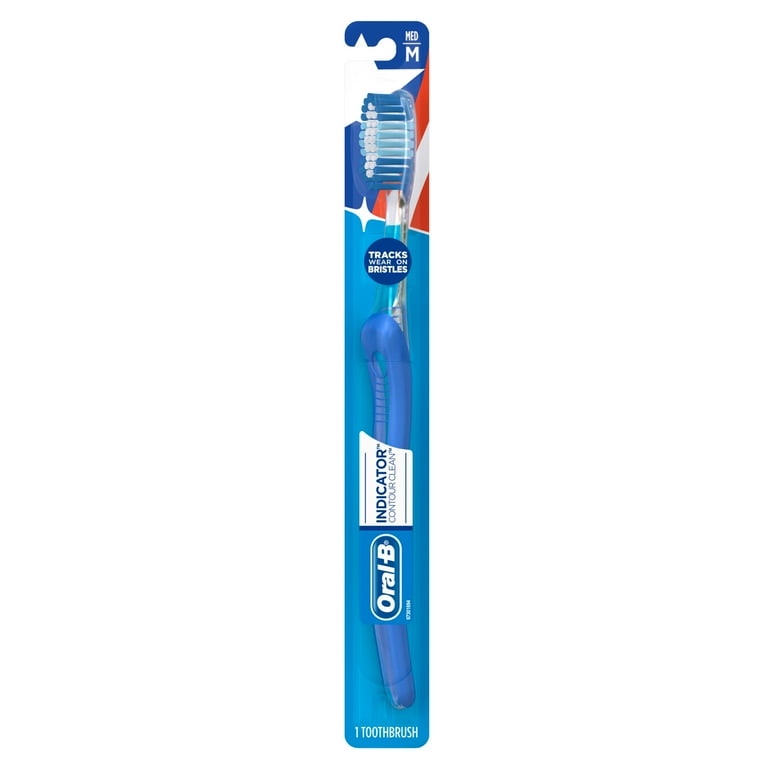 Indicator Contour Clean Soft Toothbrush, Blue Indicator Contour Clean Soft Toothbrush, Blue