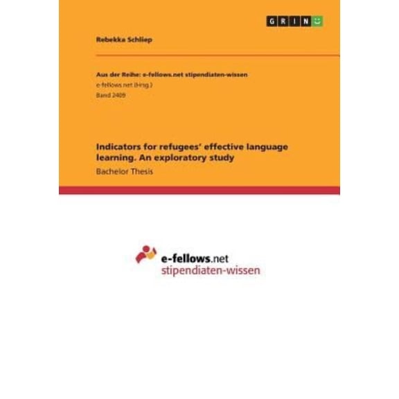 Indicators for refugees' effective language learning. An exploratory study