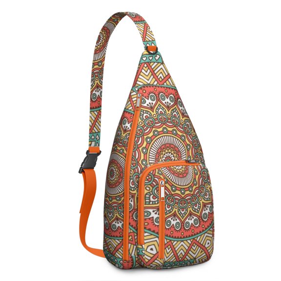 Indie Artist Shoulder Bag Breathable Mesh Back Panel with Adjustable Padded Strap