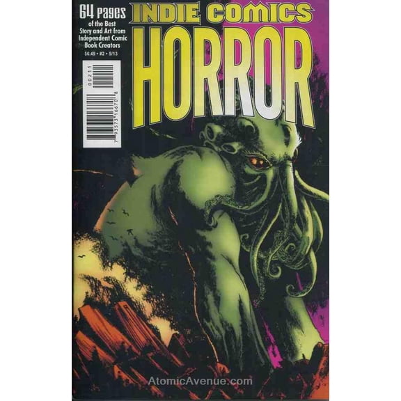 Indie Comics Horror #2 VF ; Aazurn Comic Book
