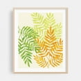 thumbnail image 1 of Indie Fern Trio - Painting Botanical Floral Nature Autumn Tropical Minimalist Modern Art Oak Framed Wall Art Print 11 x 14 inches, 1 of 12