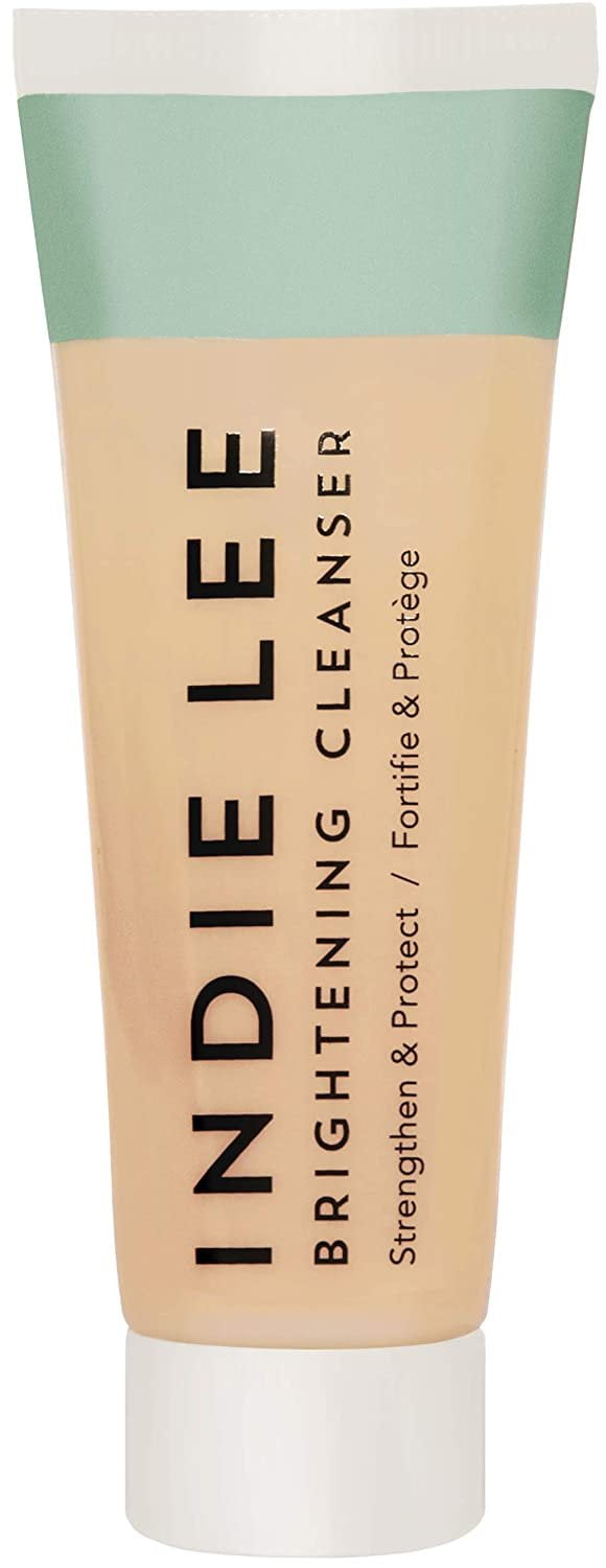 Indie Lee Brightening Cleanser, Strengthen & Protect Scrub Face Wash .5 Ounce