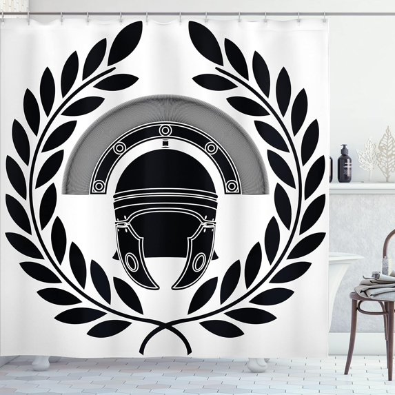Indie Shower Curtain, Dream Big Work Hard Typography Design with Galaxy Outer Space Modern Words, Cloth Fabric Bathroom Decor Set with Hooks, Grey White
