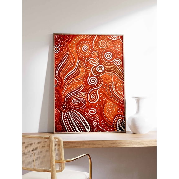Indigenous Cultural Pattern Poster Unframed Paper Print