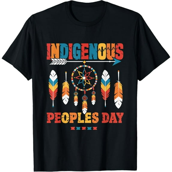 Indigenous Peoples Day Native American Culture Heritage T-ShirtMen and women, Black T-shirt, size: Extra large