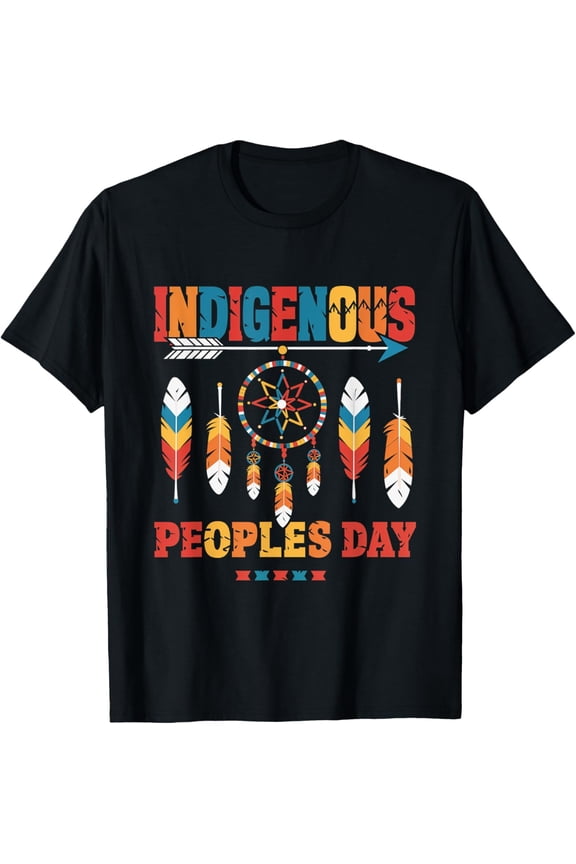 Indigenous Peoples Day Native American Culture Heritage T-ShirtMen and women, Black T-shirt, size: Extra large
