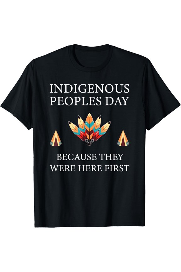 Indigenous Peoples Day Not Columbus Day T-Shirt100% cotton short-sleeved shirt for both men and women