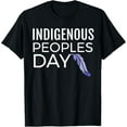 thumbnail image 1 of Indigenous Peoples Day not Columbus Day T-shirt100% cotton short-sleeved shirt for both men and women, 1 of 6