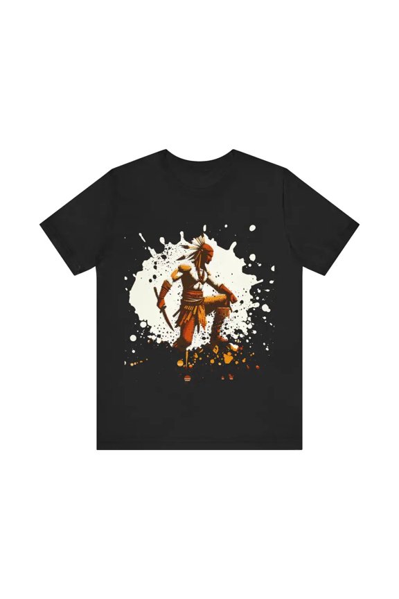 Indigenous Pixel Dance - Jersey Short Sleeve Tee