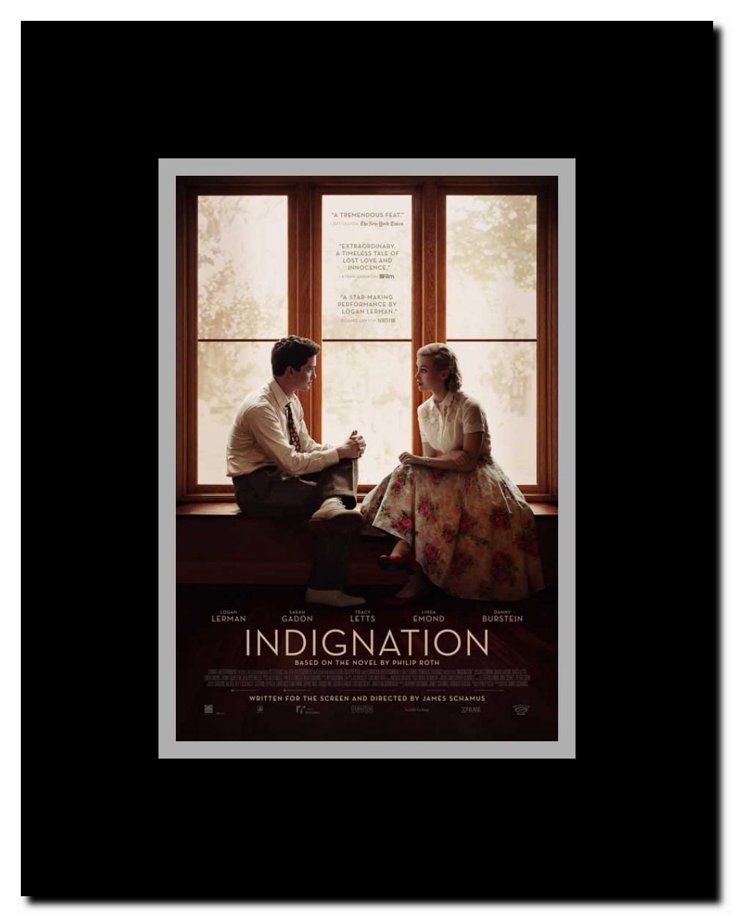 Indignation Framed Movie Poster