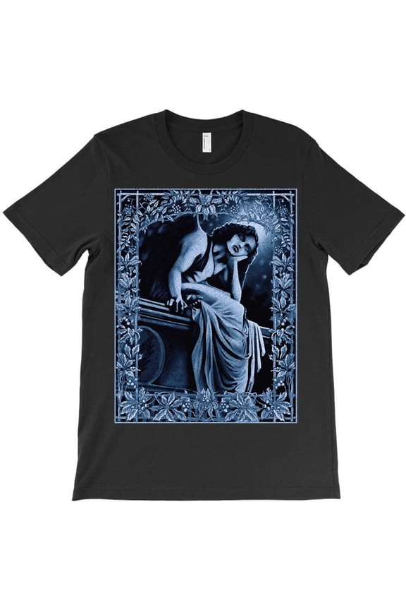 Indigo Angel Funny Spiritual New Age Graphic Novelty Art Design H32211 T-Shirt, for Men and Women, Up to Size 5XL