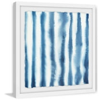 Indigo Bleed IV Framed Painting Print