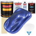thumbnail image 1 of Indigo Blue Metallic Gallon URETHANE BASECOAT CLEARCOAT Auto Paint SLOW Kit, 1 of 3