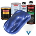 thumbnail image 1 of Indigo Blue Metallic Premium Quart URETHANE BASECOAT CLEARCOAT Auto Paint Kit, 1 of 6