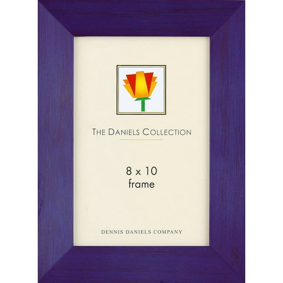 Indigo-Blue bevelled wood classic by Dennis Daniels - 8x10