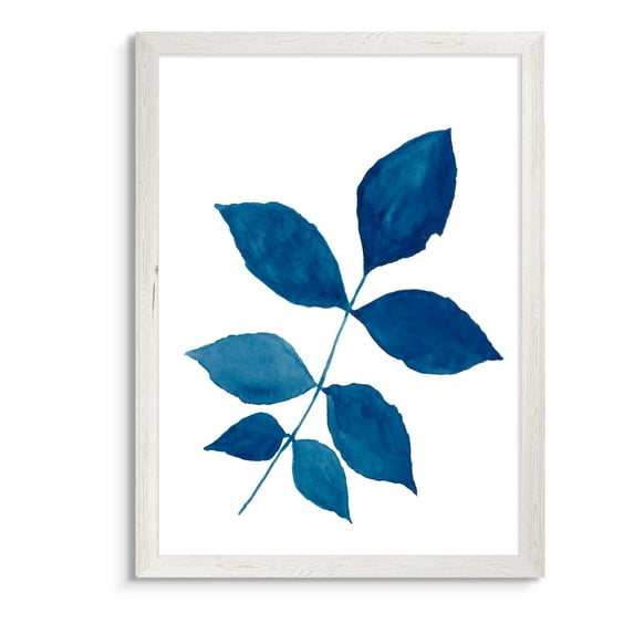Wexford Home Indigo Botanica VI-Framed - White - 16X22